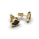 Сережки із жовтого золота, з чорними діамантами 341161622 від виробника ювелірних прикрас LUNET JEWELLERY по ціні 41 366 грн грн: 7