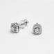 Transformer earrings white gold diamond 332011121 from the manufacturer of jewelry LUNET JEWELERY at the price of $636 UAH: 1