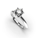 White Gold Diamond Ring 228331121 from the manufacturer of jewelry LUNET JEWELERY at the price of $12 956 UAH: 11