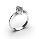 White Gold Diamonds Ring 22651521 from the manufacturer of jewelry LUNET JEWELERY at the price of $1 278 UAH: 4