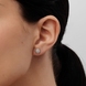 White Gold Diamond Earrings 318491121 from the manufacturer of jewelry LUNET JEWELERY at the price of $540 UAH: 2