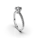 White Gold Diamond Ring 220311121 from the manufacturer of jewelry LUNET JEWELERY at the price of $3 107 UAH: 9
