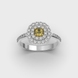 White Gold Diamond Ring 242081121 from the manufacturer of jewelry LUNET JEWELERY at the price of $1 935 UAH: 2
