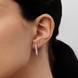 White Gold Diamond Earrings 319651121 from the manufacturer of jewelry LUNET JEWELERY at the price of $713 UAH: 1