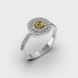 White Gold Diamond Ring 242081121 from the manufacturer of jewelry LUNET JEWELERY at the price of $1 935 UAH: 4
