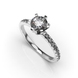 White Gold Diamond Ring 220311121 from the manufacturer of jewelry LUNET JEWELERY at the price of $3 107 UAH: 7