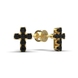 Yellow Gold Black Diamond Earrings 322873122 from the manufacturer of jewelry LUNET JEWELERY at the price of $770 UAH: 5