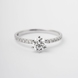 White Gold Diamond Ring 220311121 from the manufacturer of jewelry LUNET JEWELERY at the price of $3 107 UAH: 2