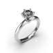 White Gold Diamond Ring 228331121 from the manufacturer of jewelry LUNET JEWELERY at the price of $12 956 UAH: 10