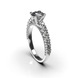 White Gold Diamond Ring 221971121 from the manufacturer of jewelry LUNET JEWELERY at the price of $5 033 UAH: 8