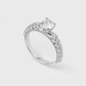 White Gold Diamond Ring 221971121 from the manufacturer of jewelry LUNET JEWELERY at the price of $5 033 UAH: 1