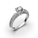 White Gold Diamond Ring 221971121 from the manufacturer of jewelry LUNET JEWELERY at the price of $5 033 UAH: 9