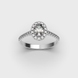 White Gold Diamond Ring 242881121 from the manufacturer of jewelry LUNET JEWELERY at the price of $1 685 UAH: 2