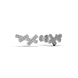 White Gold Diamond Earring 341231121 from the manufacturer of jewelry LUNET JEWELERY at the price of $680 UAH: 1