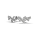White Gold Diamond Earring 341231121 from the manufacturer of jewelry LUNET JEWELERY at the price of $680 UAH: 4