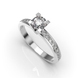 White Gold Diamond Ring 224871121 from the manufacturer of jewelry LUNET JEWELERY at the price of $1 436 UAH: 4