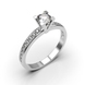 White Gold Diamond Ring 224871121 from the manufacturer of jewelry LUNET JEWELERY at the price of $1 719 UAH: 7