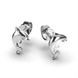White Gold Diamond "Dolphin" Earrings 311391121 from the manufacturer of jewelry LUNET JEWELERY at the price of $199 UAH: 5