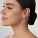 White Gold Diamond Earrings 313231121 from the manufacturer of jewelry LUNET JEWELERY at the price of $3 635 UAH: 1