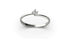 White Gold Diamond Ring 22701521 from the manufacturer of jewelry LUNET JEWELERY at the price of  UAH: 3