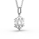 White Gold Diamond Pendant 112101121 from the manufacturer of jewelry LUNET JEWELERY at the price of $389 UAH: 9
