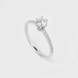 White Gold Diamond Ring 225401121 from the manufacturer of jewelry LUNET JEWELERY at the price of $2 169 UAH: 1