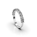 White Gold Diamond Wedding Ring 221101121 from the manufacturer of jewelry LUNET JEWELERY at the price of $1 253 UAH: 7