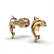 Red Gold Diamond "Dolphin" Earrings 311402421 from the manufacturer of jewelry LUNET JEWELERY at the price of $246 UAH: 8