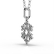 White Gold Diamond Pendant 112101121 from the manufacturer of jewelry LUNET JEWELERY at the price of $389 UAH: 8