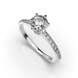 White Gold Diamond Ring 225401121 from the manufacturer of jewelry LUNET JEWELERY at the price of $2 169 UAH: 9