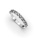 White Gold Diamond Wedding Ring 221101121 from the manufacturer of jewelry LUNET JEWELERY at the price of $1 253 UAH: 5