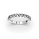 White Gold Diamond Wedding Ring 221101121 from the manufacturer of jewelry LUNET JEWELERY at the price of $1 196 UAH: 6