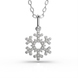 Підвіска «Сніжинка» з білого золота, з діамантами 112101121 від виробника ювелірних прикрас LUNET JEWELLERY по ціні 15 420 грн грн: 6