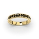 Yellow Gold Black Diamond Wedding Ring 229833122 from the manufacturer of jewelry LUNET JEWELERY at the price of $747 UAH: 4