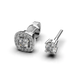 Transformer earrings white gold diamond 330721121 from the manufacturer of jewelry LUNET JEWELERY at the price of  UAH: 11