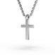 White Gold Diamond Cross with Chainlet 727851121
