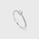 White Gold Diamond Ring 225761121 from the manufacturer of jewelry LUNET JEWELERY at the price of $862 UAH: 4