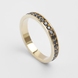 Yellow Gold Black Diamond Wedding Ring 229833122 from the manufacturer of jewelry LUNET JEWELERY at the price of $786 UAH: 2