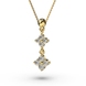 Yellow Gold Diamond Necklace 723013121