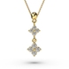 Yellow Gold Diamond Necklace 723013121