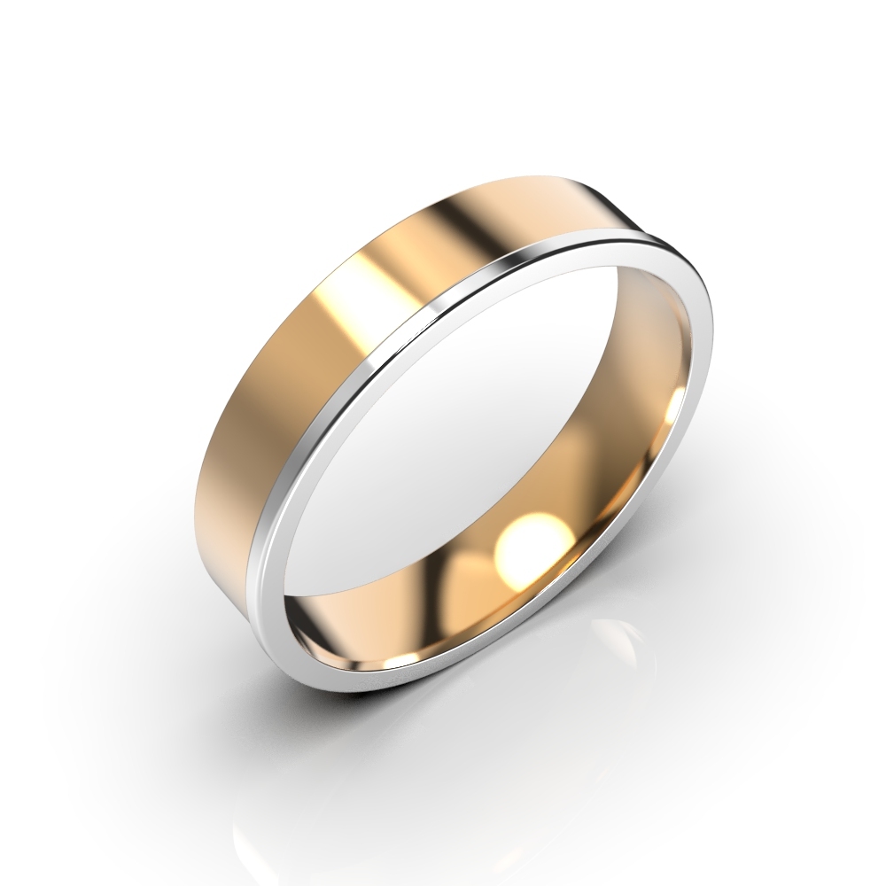 Mixed Metals Wedding Ring 213912400