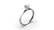 White Gold Diamond Ring 24141121 from the manufacturer of jewelry LUNET JEWELERY at the price of  UAH: 9