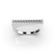 White Gold Diamond Ring 221481121 from the manufacturer of jewelry LUNET JEWELERY at the price of  UAH: 9
