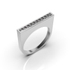 White Gold Diamond Ring 221481121 from the manufacturer of jewelry LUNET JEWELERY at the price of  UAH: 11