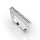 White Gold Diamond Ring 221481121 from the manufacturer of jewelry LUNET JEWELERY at the price of  UAH: 8