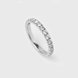 White Gold Diamonds Wedding Ring 27231121 from the manufacturer of jewelry LUNET JEWELERY at the price of $968 UAH: 8
