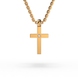 Red Gold Diamond Cross with Chainlet 727862421
