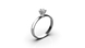 White Gold Diamond Ring 26411121 from the manufacturer of jewelry LUNET JEWELERY at the price of $616 UAH: 9