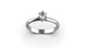 White Gold Diamond Ring 26411121 from the manufacturer of jewelry LUNET JEWELERY at the price of $616 UAH: 7