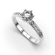 White Gold Diamonds Ring 28791121 from the manufacturer of jewelry LUNET JEWELERY at the price of $1 195 UAH: 4